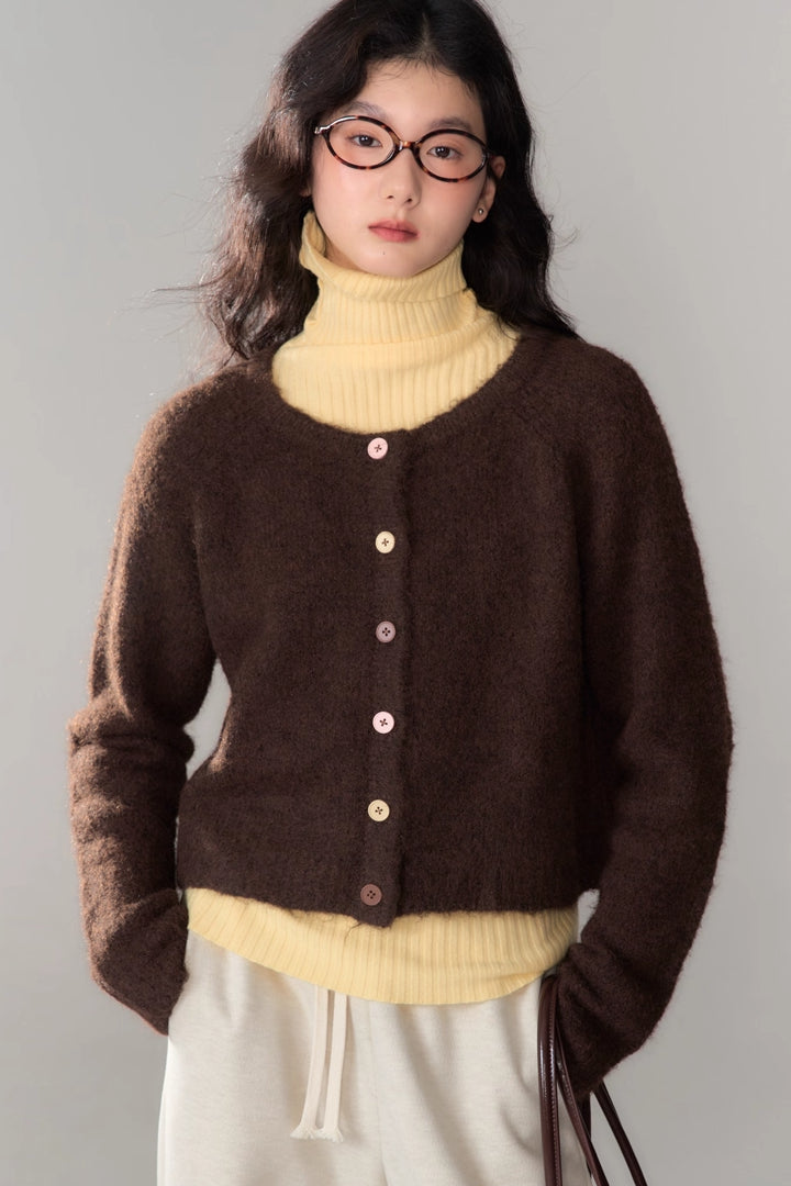 'Pinecone Cocoa' Cardigan