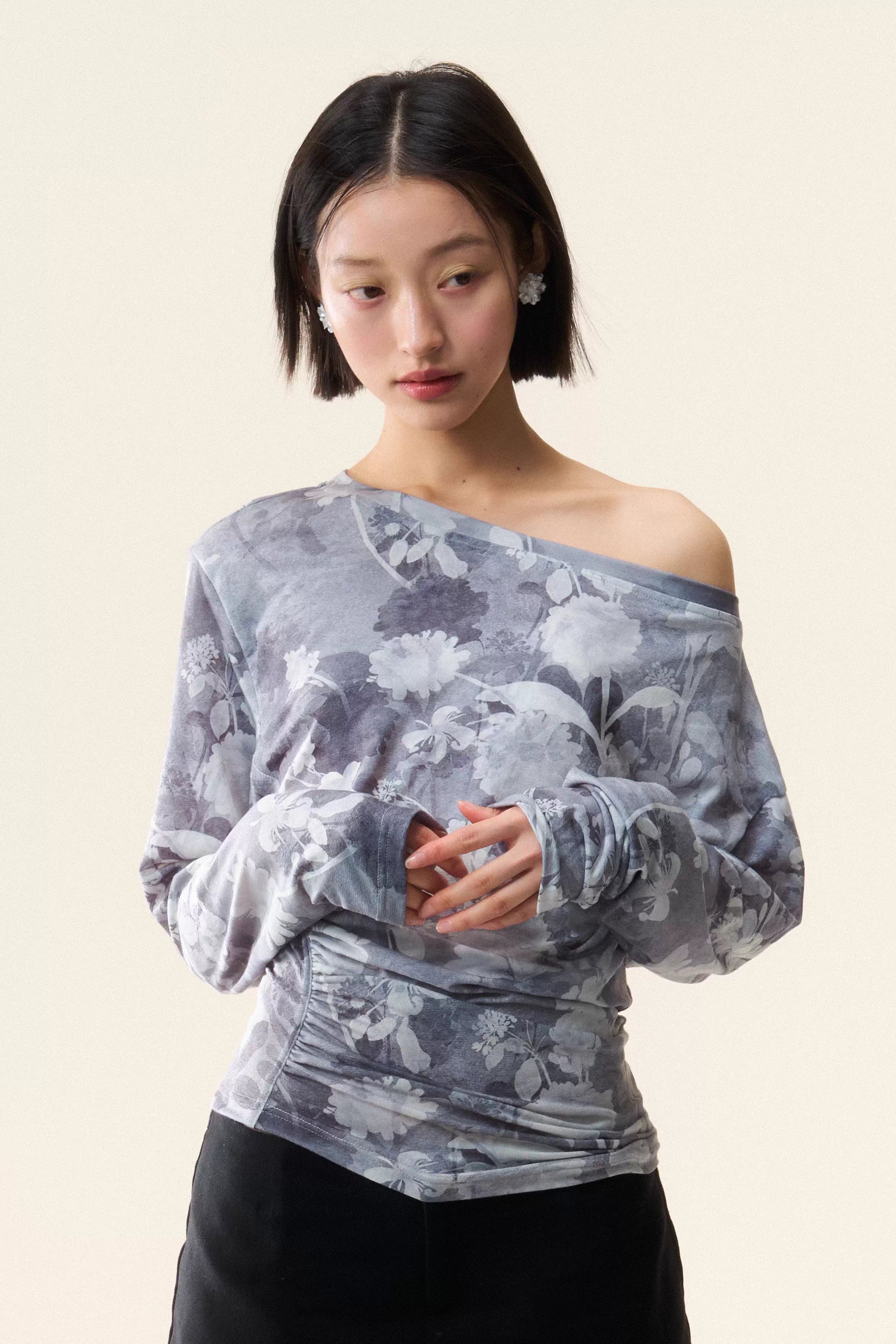 'Dwelling in White, Contemplating Ink' Top