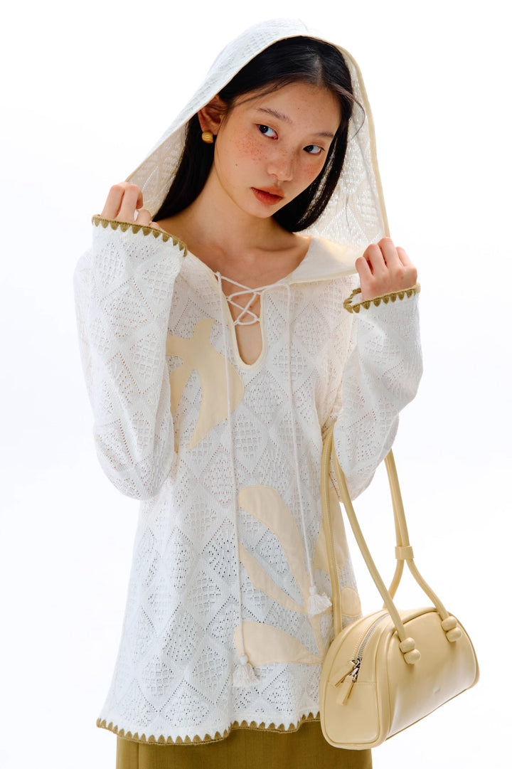 'Wild Bird' Hooded Shirt