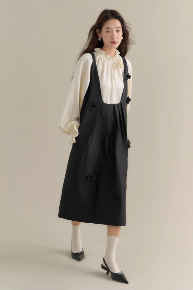 'Rose Story' Long-Sleeve Blouse