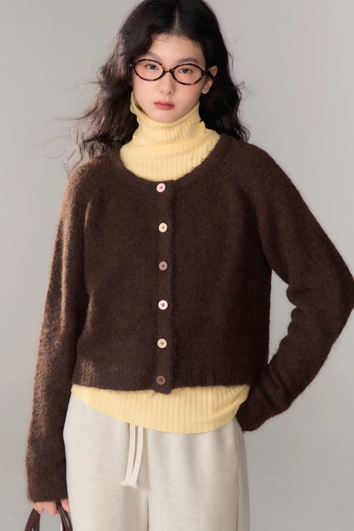 'Pinecone Cocoa' Cardigan