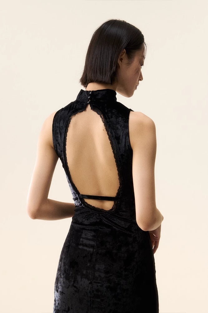 'Radiant Jade in Spring Sunlight' Qipao Dress