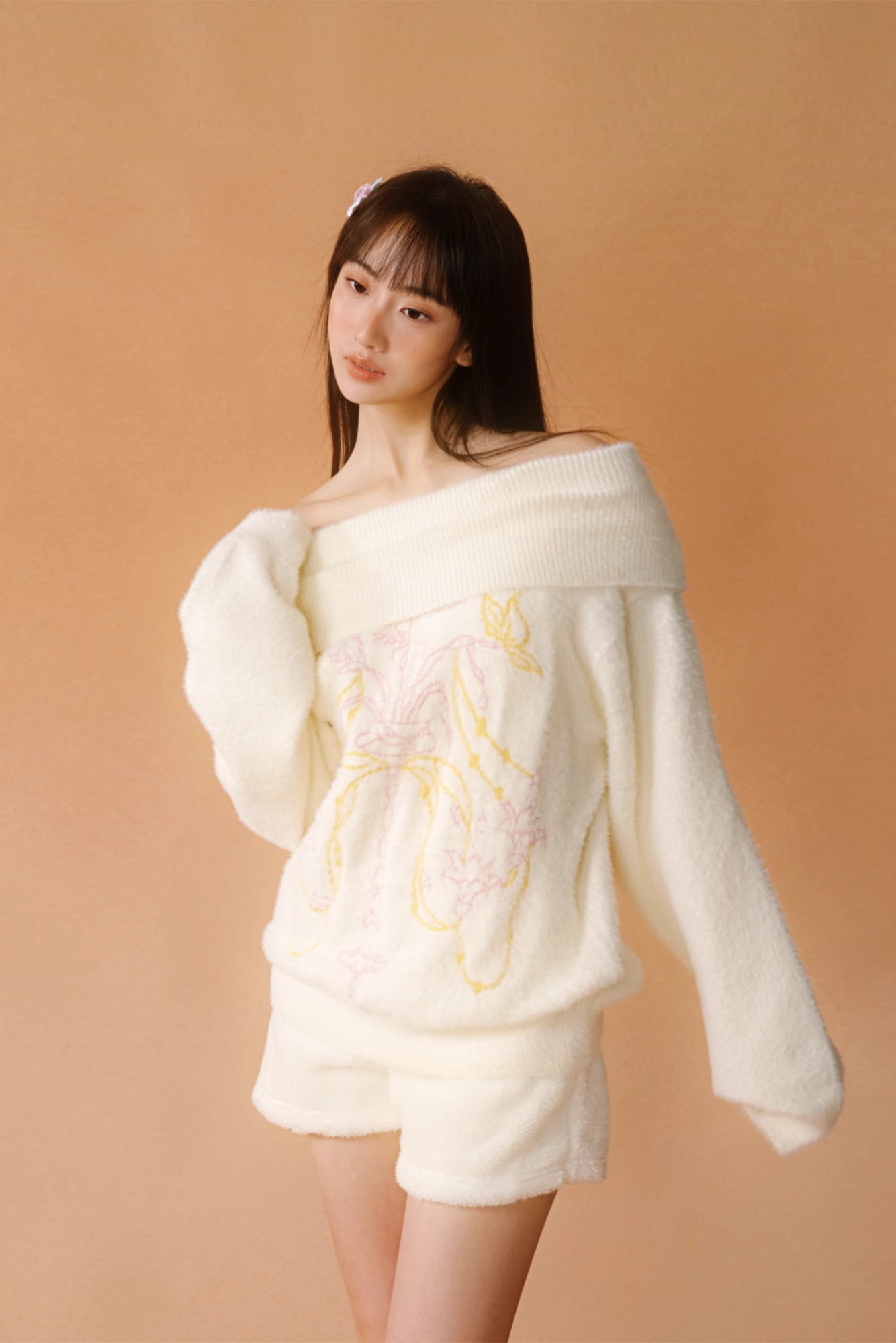 'Flower Lanterns and Celestial Robes' Sweater