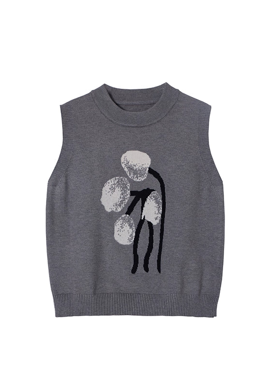 'Tulip Cream Puff' Vest