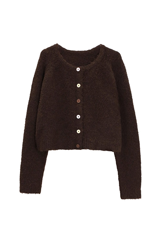 'Pinecone Cocoa' Cardigan