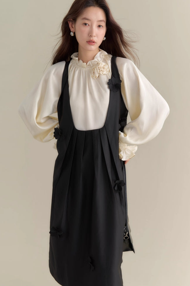 'Rose Story' Long-Sleeve Blouse