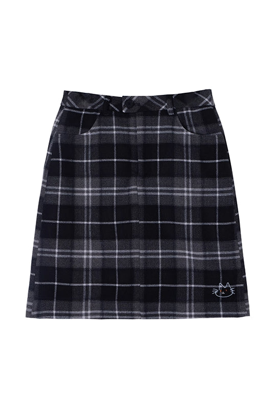 'Flower Heart Kitten' Skirt
