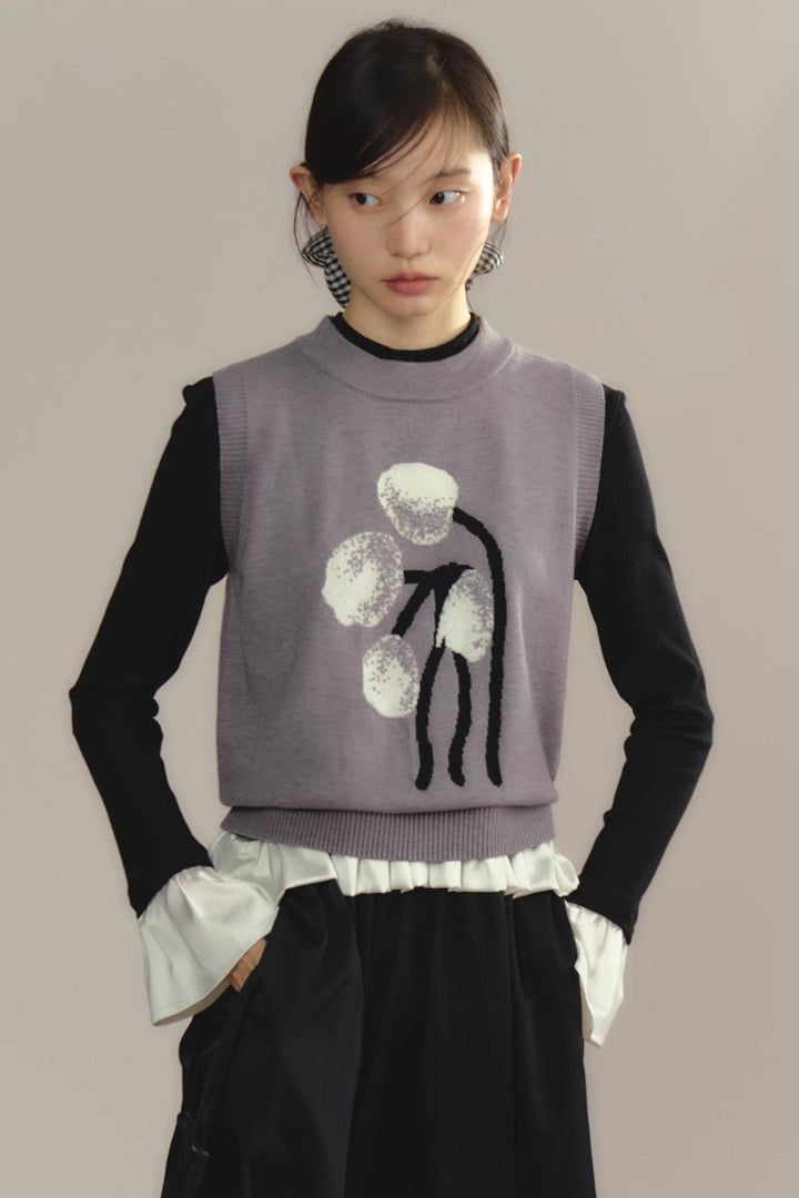 'Tulip Cream Puff' Vest