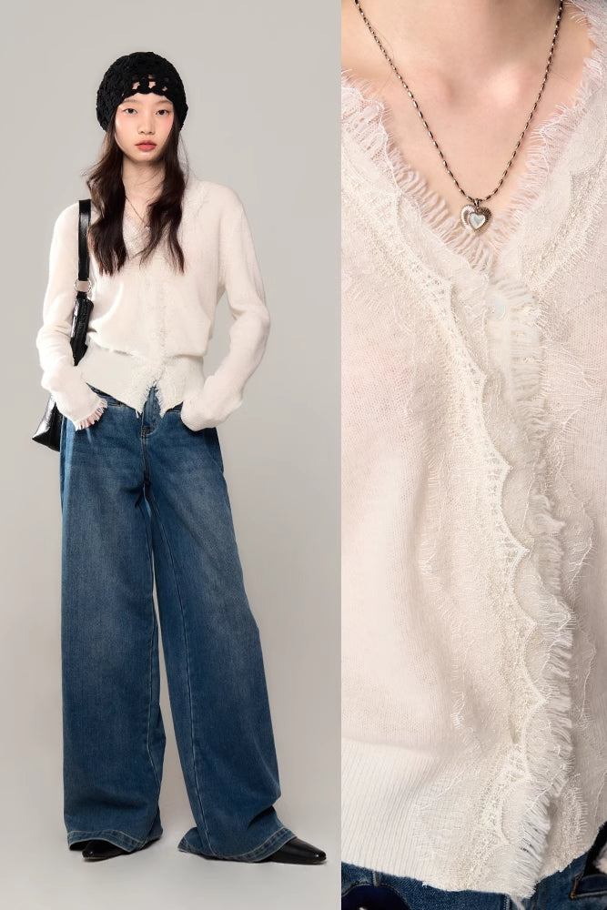 'Rose Lace' Cardigan