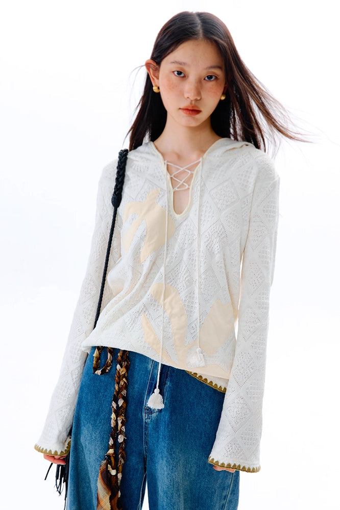 'Wild Bird' Hooded Shirt