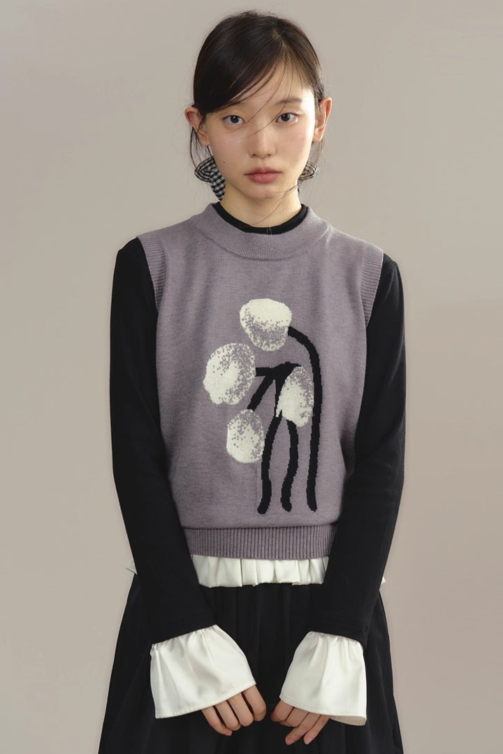 'Tulip Cream Puff' Vest