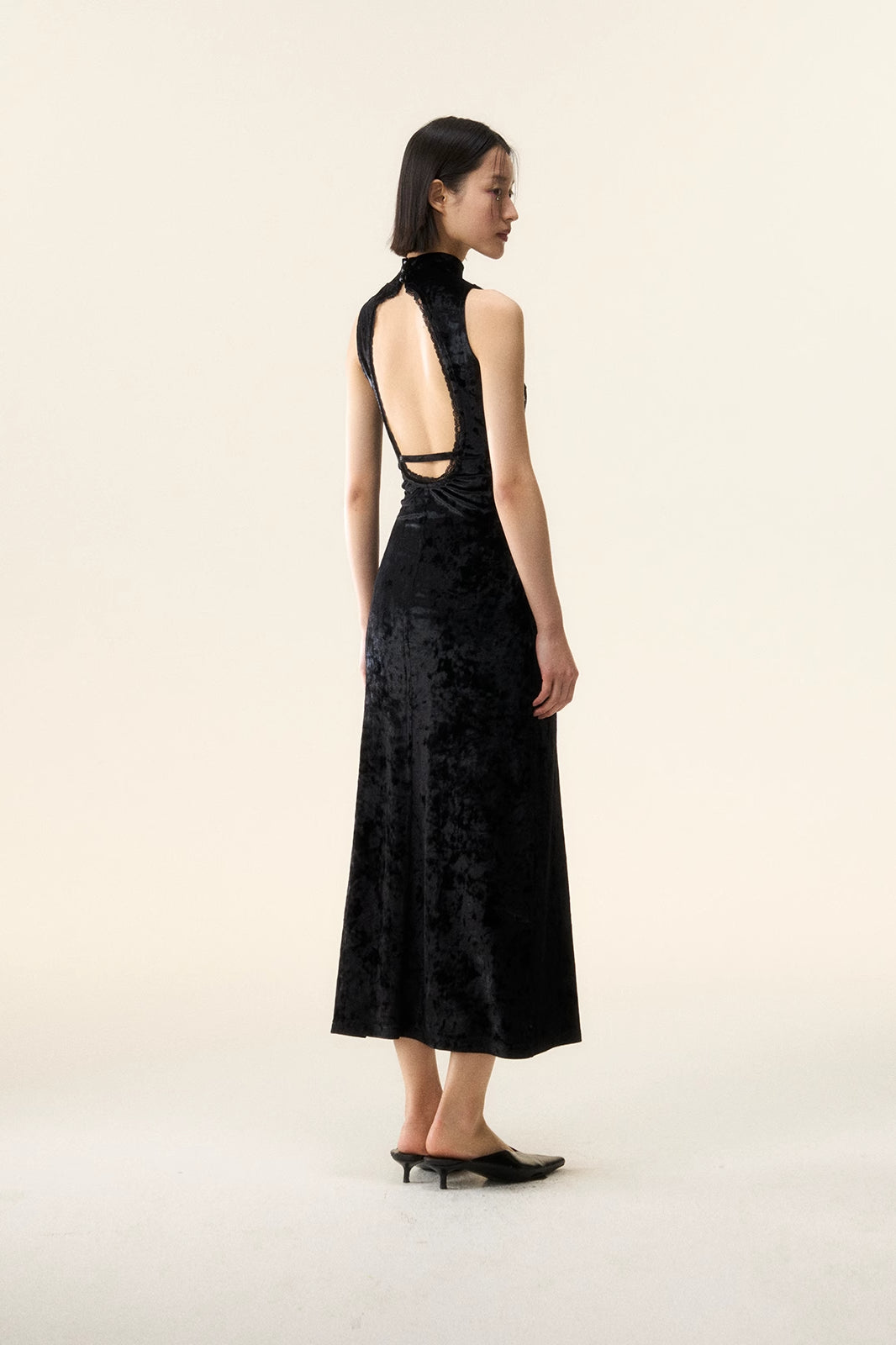 'Radiant Jade in Spring Sunlight' Qipao Dress
