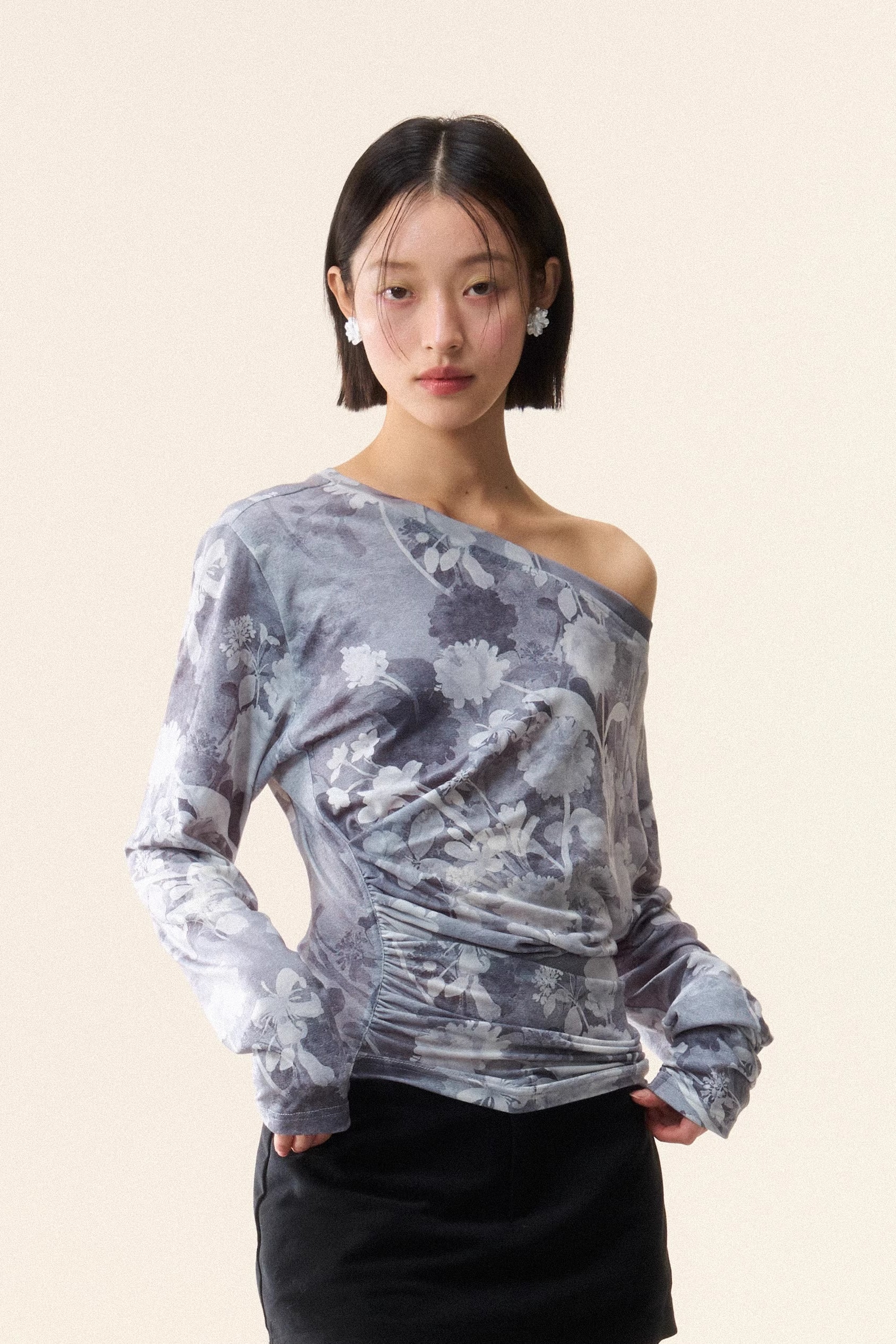 'Dwelling in White, Contemplating Ink' Top