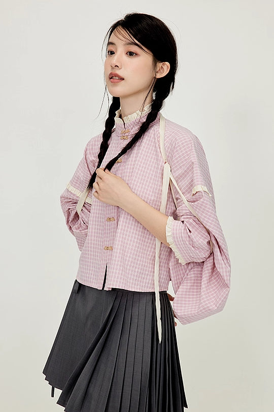 'Paraiba' Pipa Sleeve Shirt