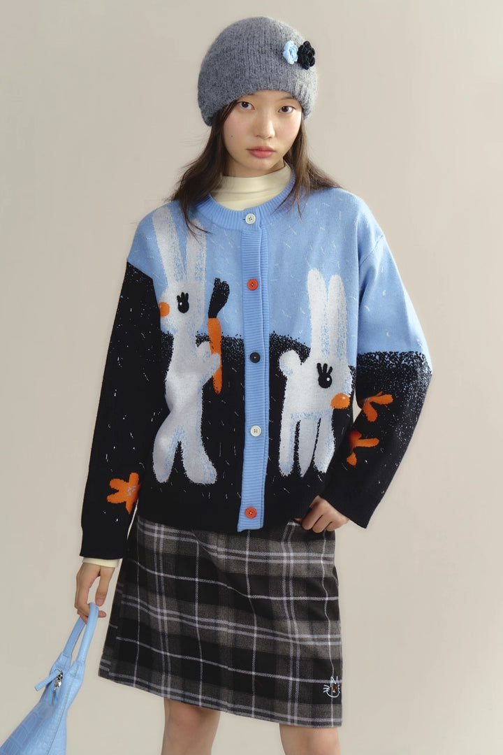 'Flower Heart Kitten' Skirt