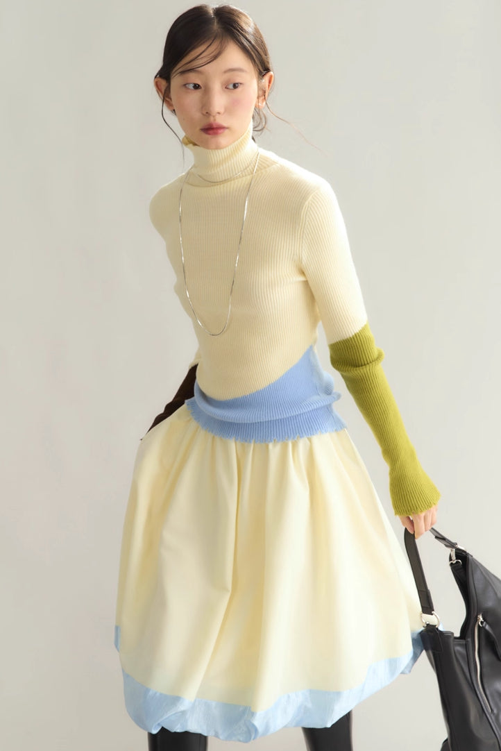 'Dailycare' Turtleneck Top