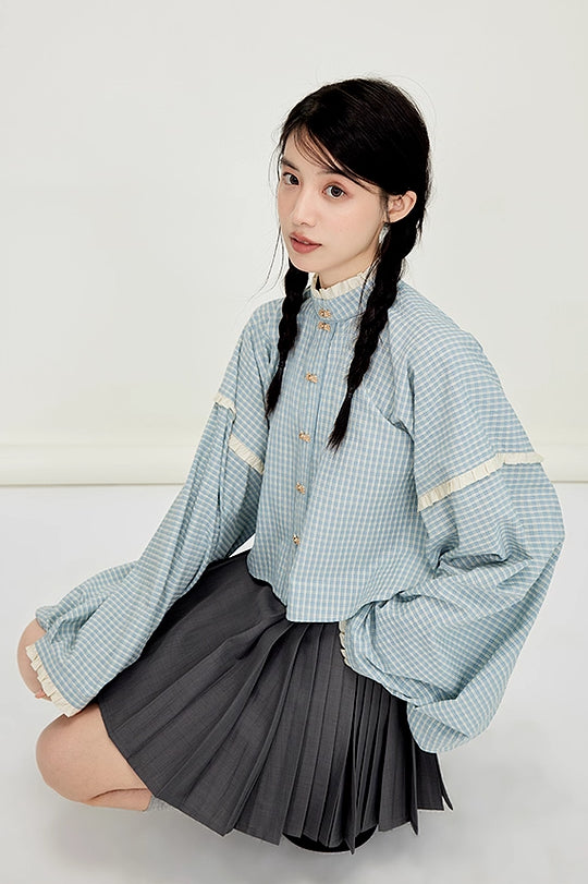 'Paraiba' Pipa Sleeve Shirt