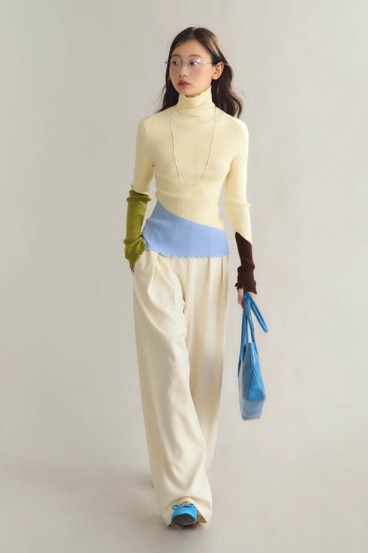 'Dailycare' Turtleneck Top