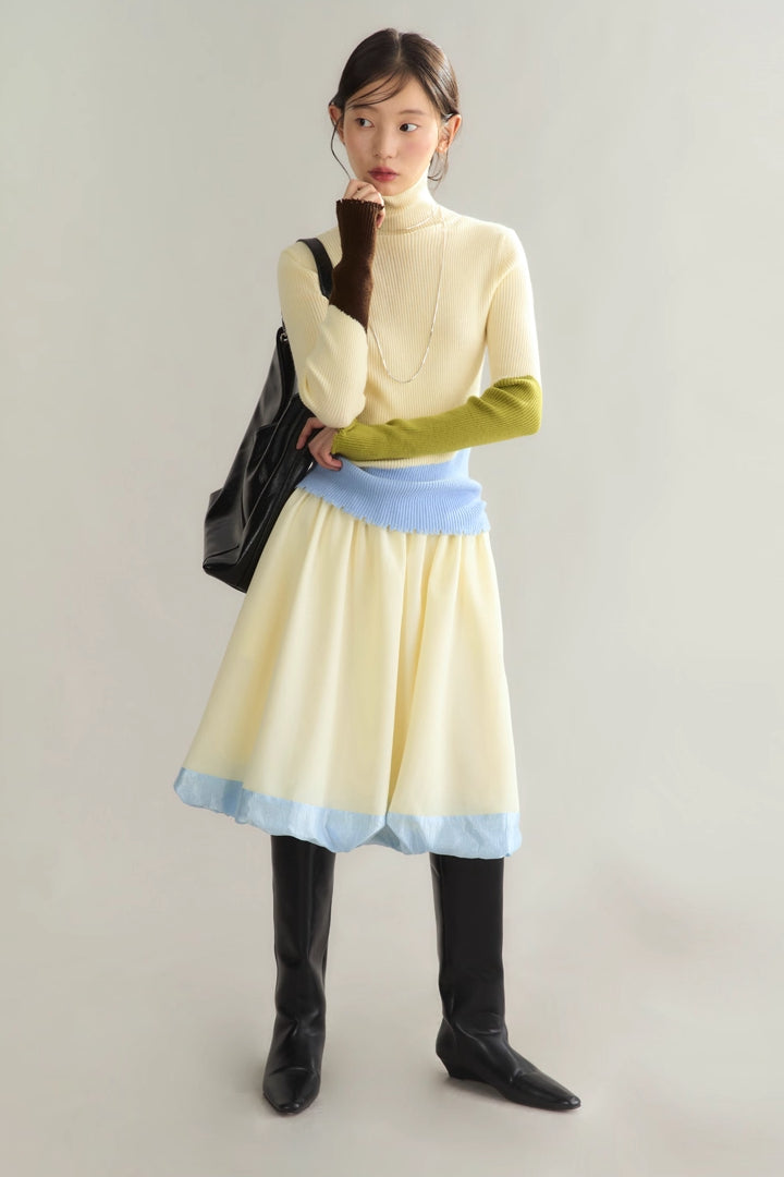 'Dailycare' Turtleneck Top