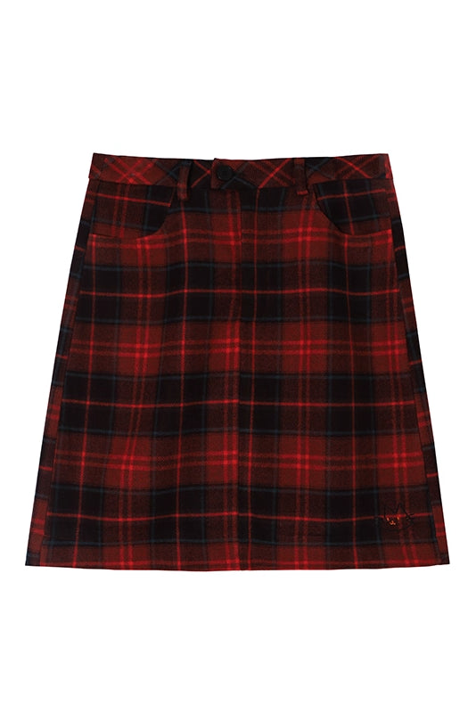 'Flower Heart Kitten' Skirt