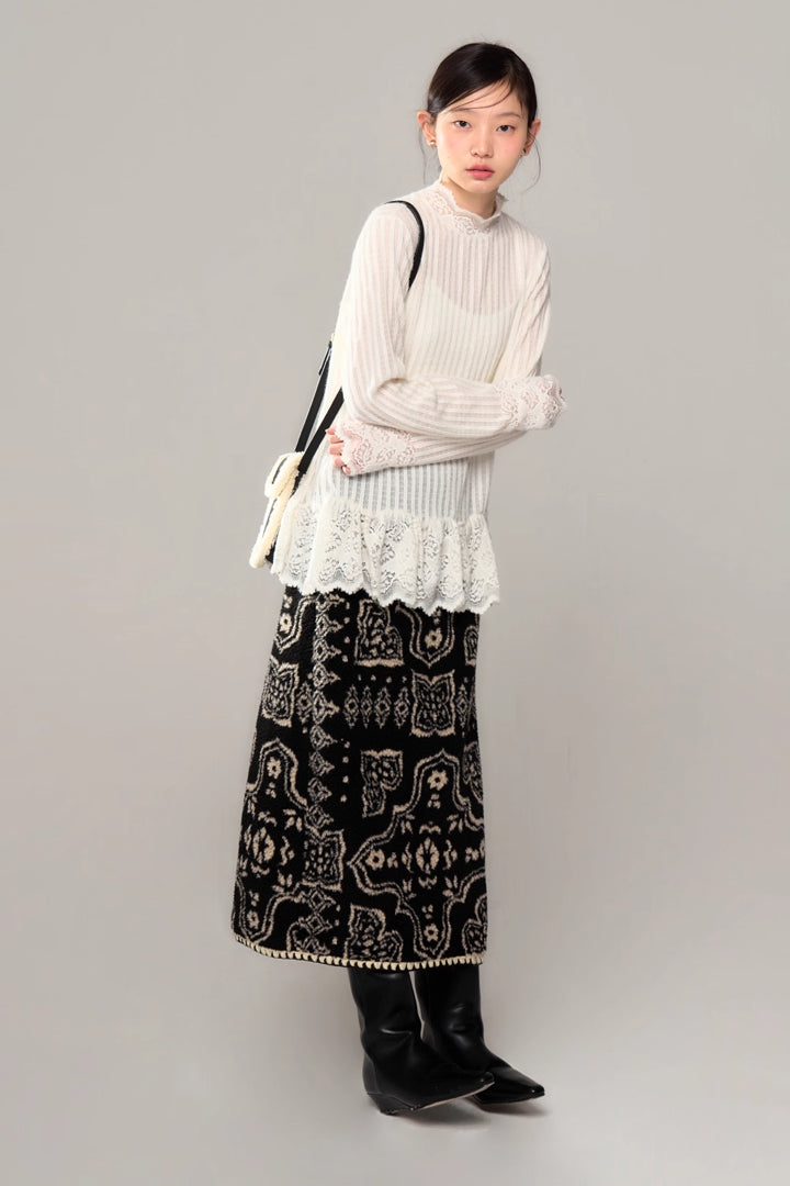 'Rose Jasmine' Long-Sleeve Shirt