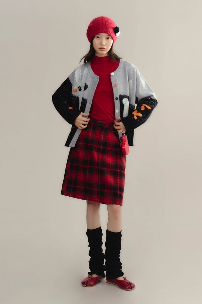 'Flower Heart Kitten' Skirt