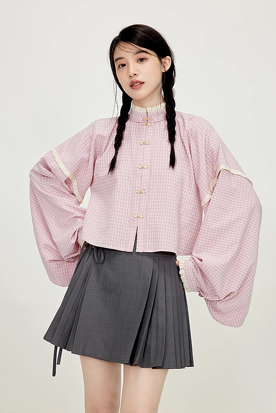 'Paraiba' Pipa Sleeve Shirt
