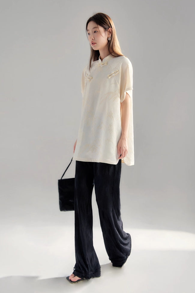 'Fresh Rain on an Empty Mountain' Short Dress