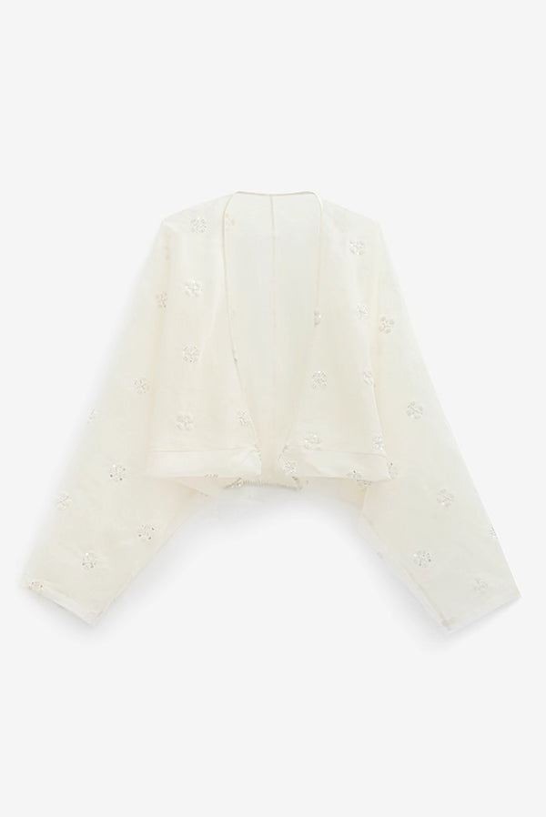 'Red Haze' Sheer Cardigan