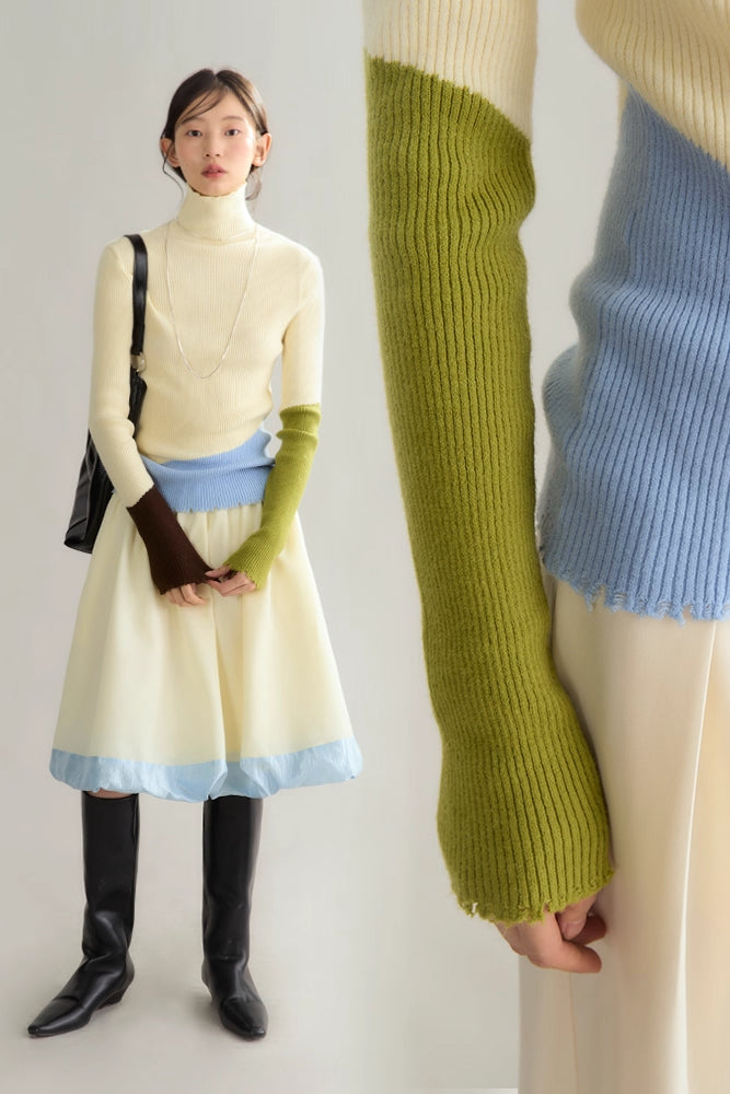'Dailycare' Turtleneck Top