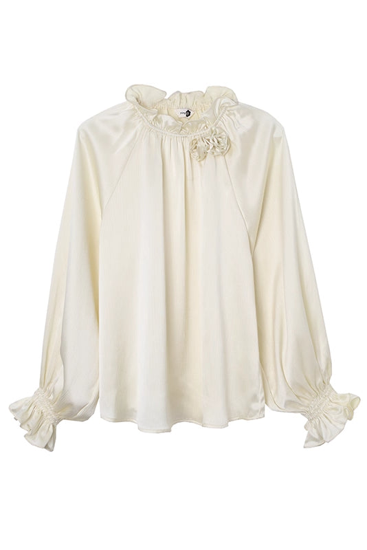 'Rose Story' Long-Sleeve Blouse
