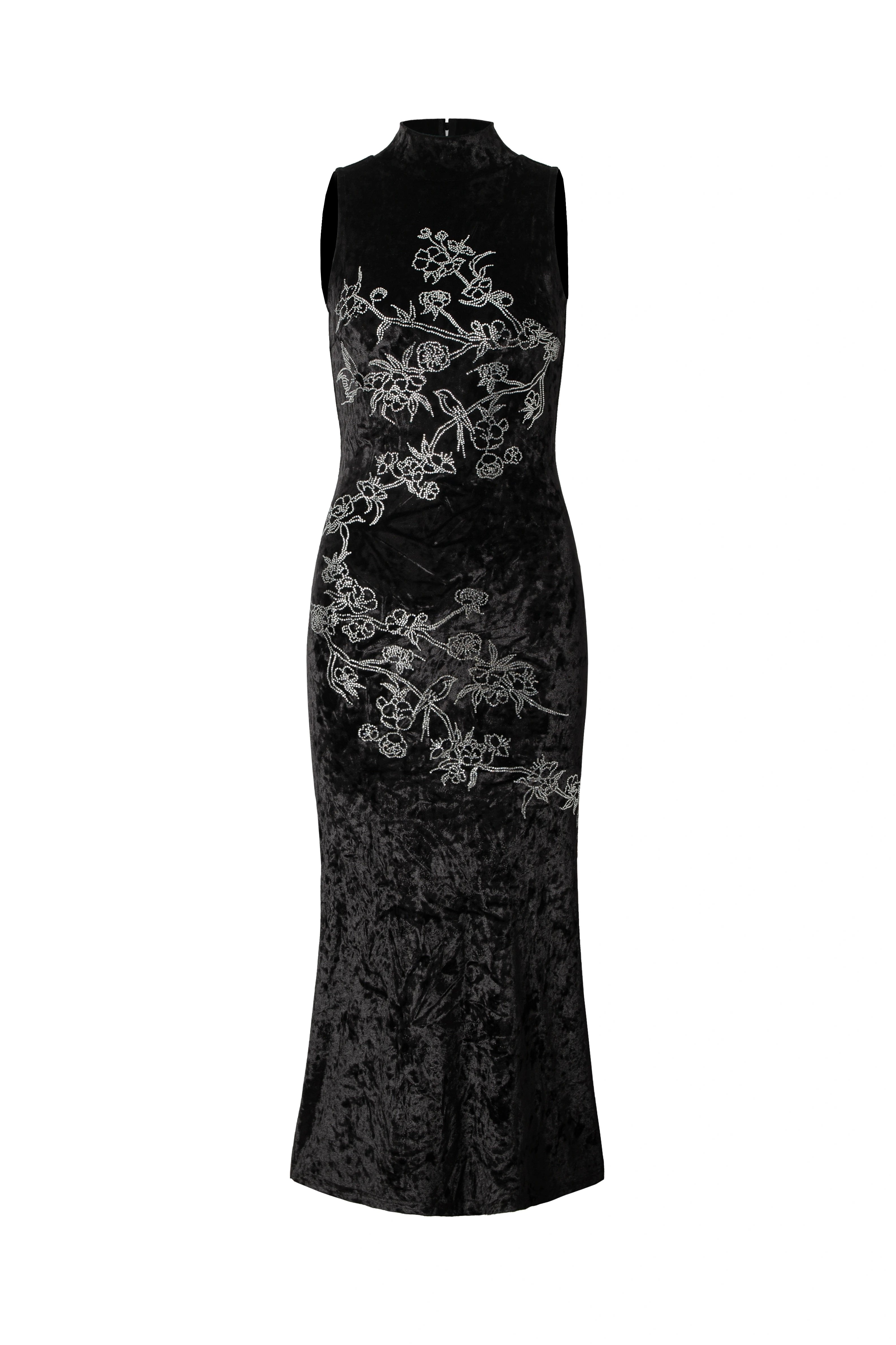 'Radiant Jade in Spring Sunlight' Qipao Dress