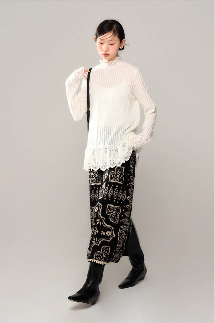 'Rose Jasmine' Long-Sleeve Shirt